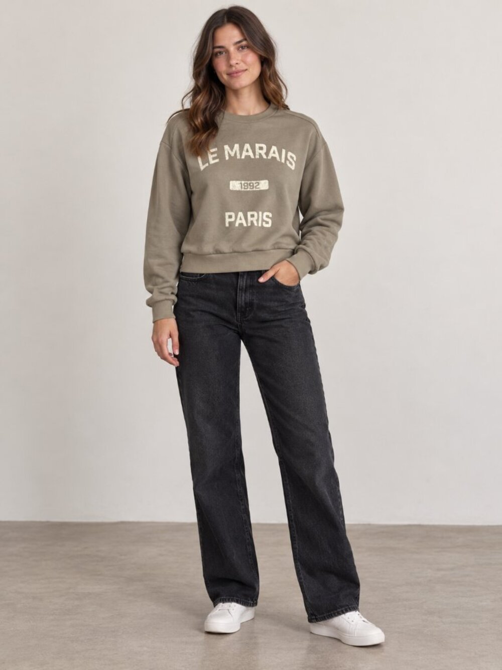 H&M Divided Le Marais 1992 Paris Graphic Sweatshirt Size Small